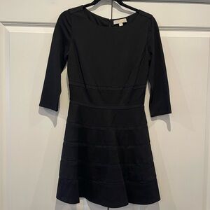 Erin Fit and Flare Black Dress Size 4